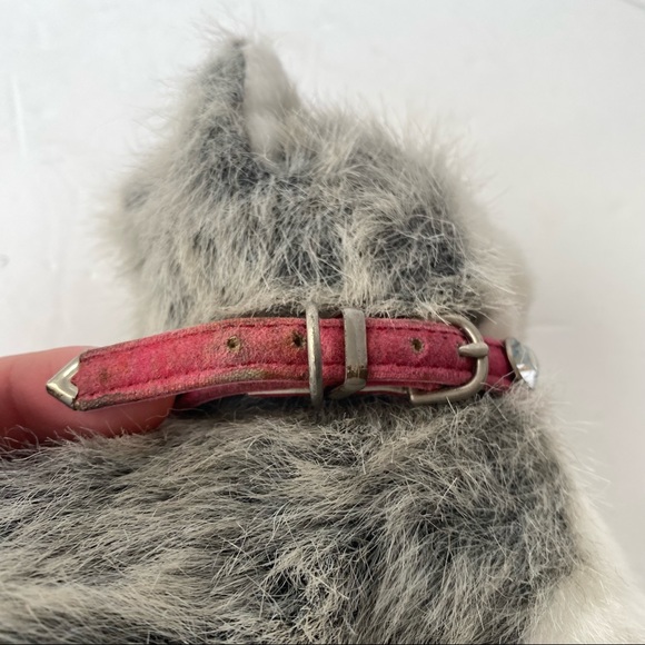 American Girl Coconut Dog Pet W/Pink Collar With Rhinestones - Picture 6 of 10